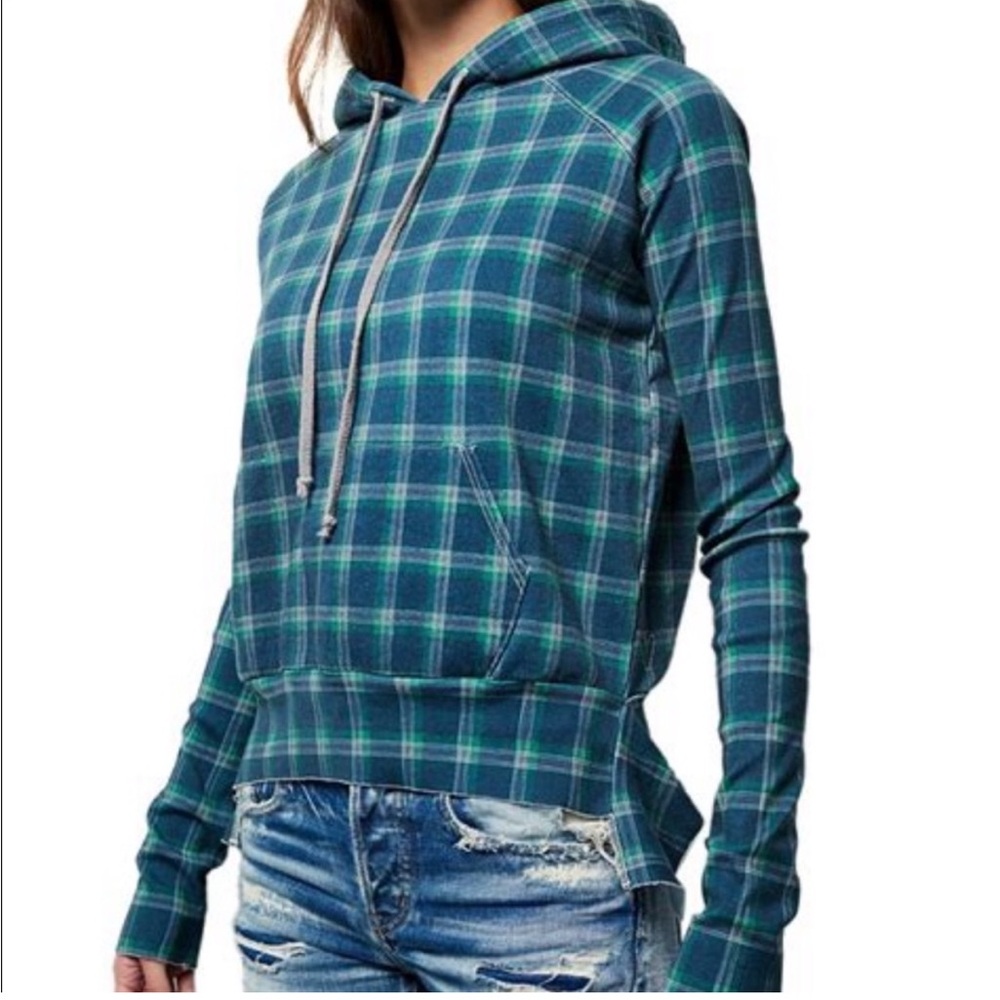 Frank & Eileen limited edition plaid Tee Lab pullover hoodie